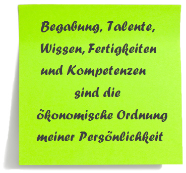 zusammenfassung oekonomische ordnung meiner persoenlichkeit